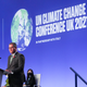 President for COP26 Alok Sharma on stage during the opening ceremony of COP26 on October 31, 2021 in Glasgow, Scotland.